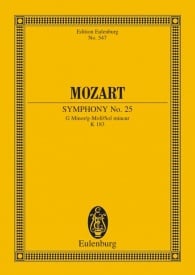 Mozart: Symphony No. 25 G minor KV 183 (Study Score) published by Eulenburg